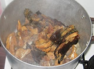 Adding smoked catfish to stock
